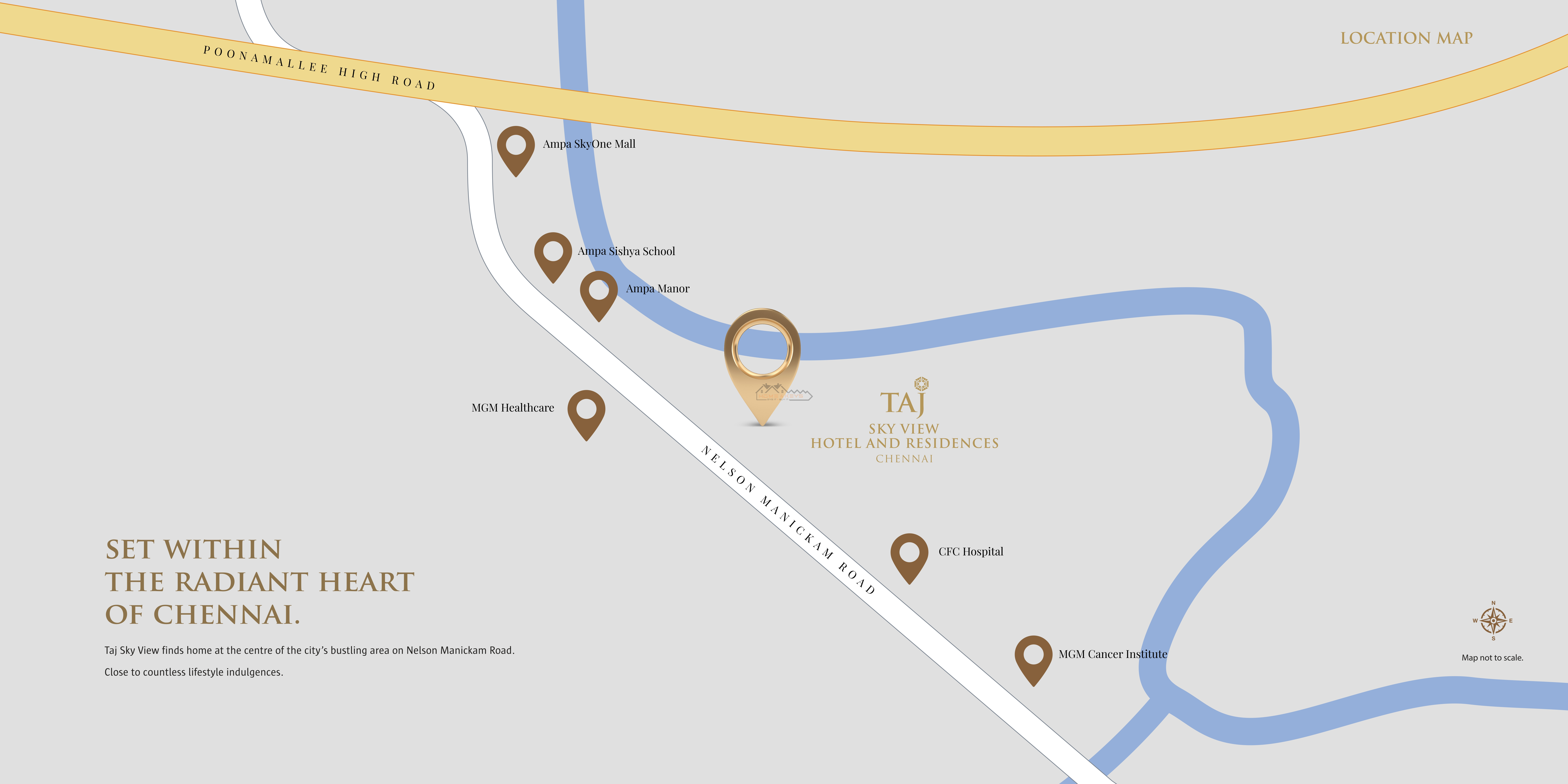 Sky View Residence Location Map